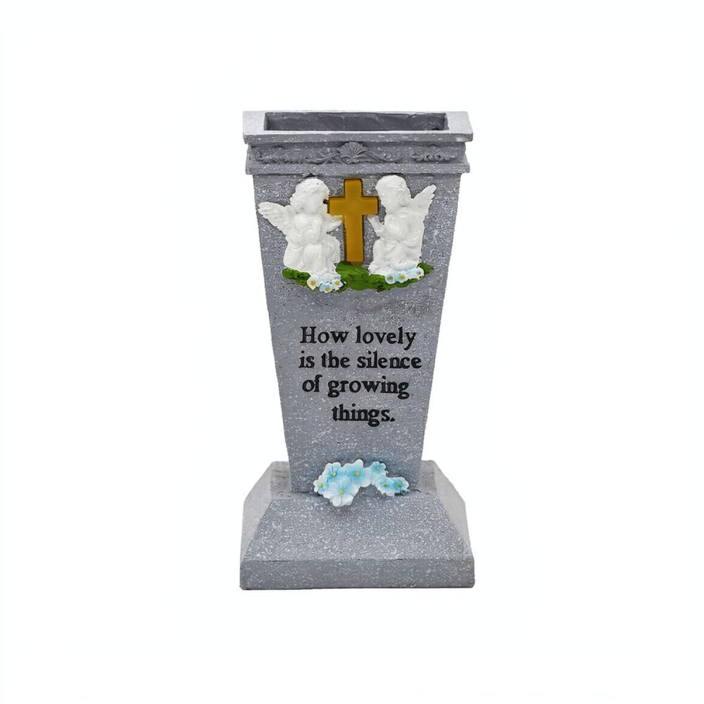 Vase Decor - Jarrón de cementerio con forma de