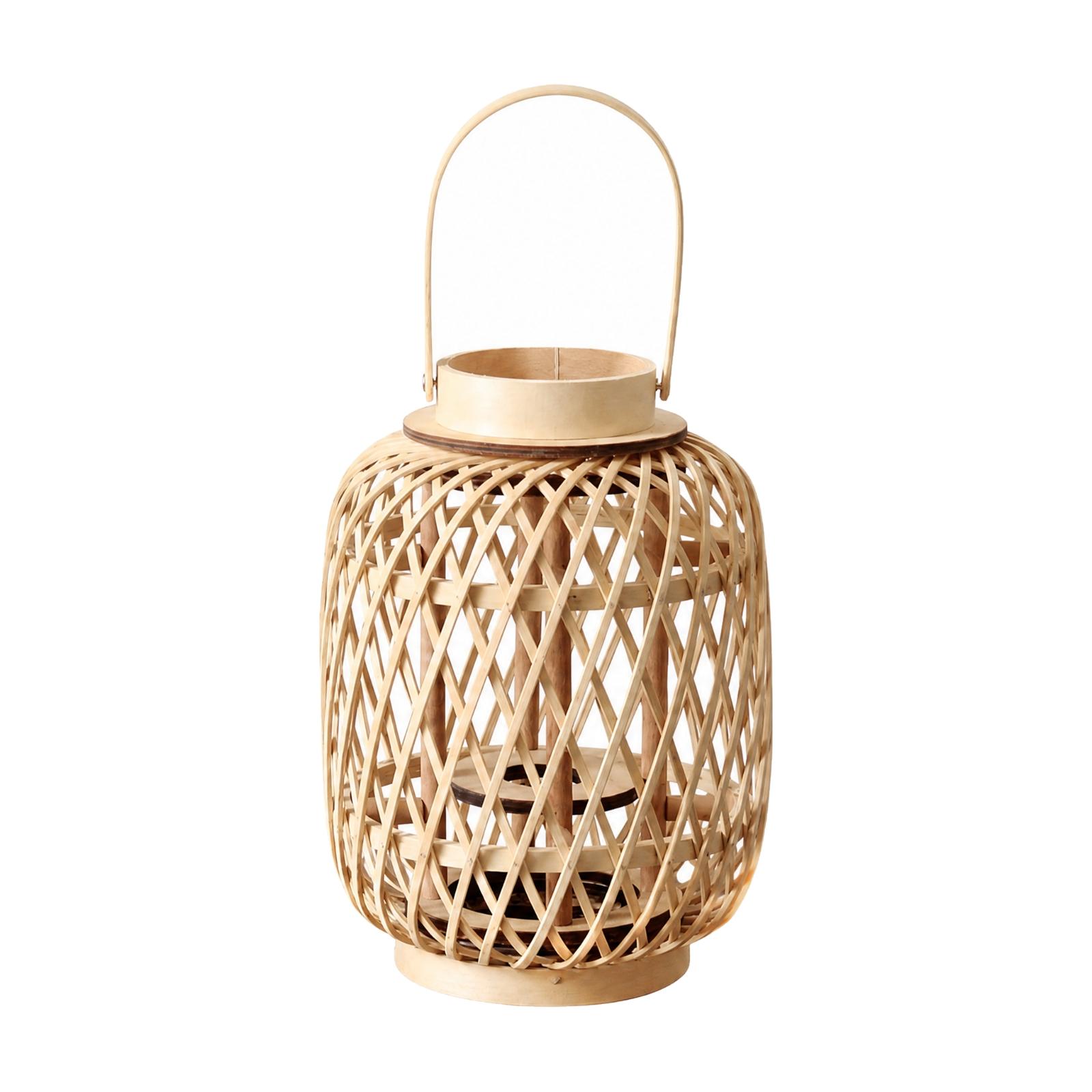 Portavelas de Bambú, Soporte p - Candle Holder Decor reseña y precio