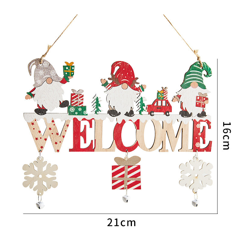 Letrero de bienvenida navideño - Vase Decor reseña y precio