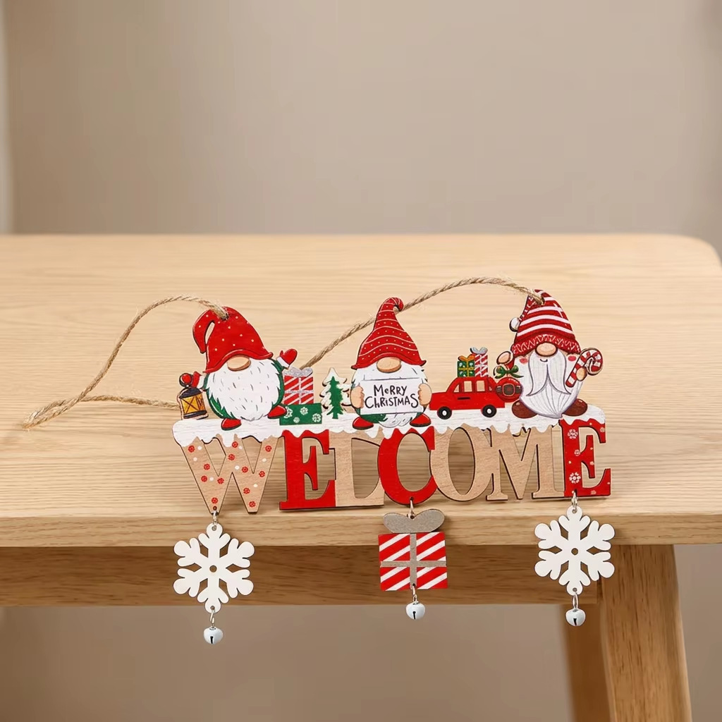 Letrero de bienvenida navideño - Vase Decor reseña y precio