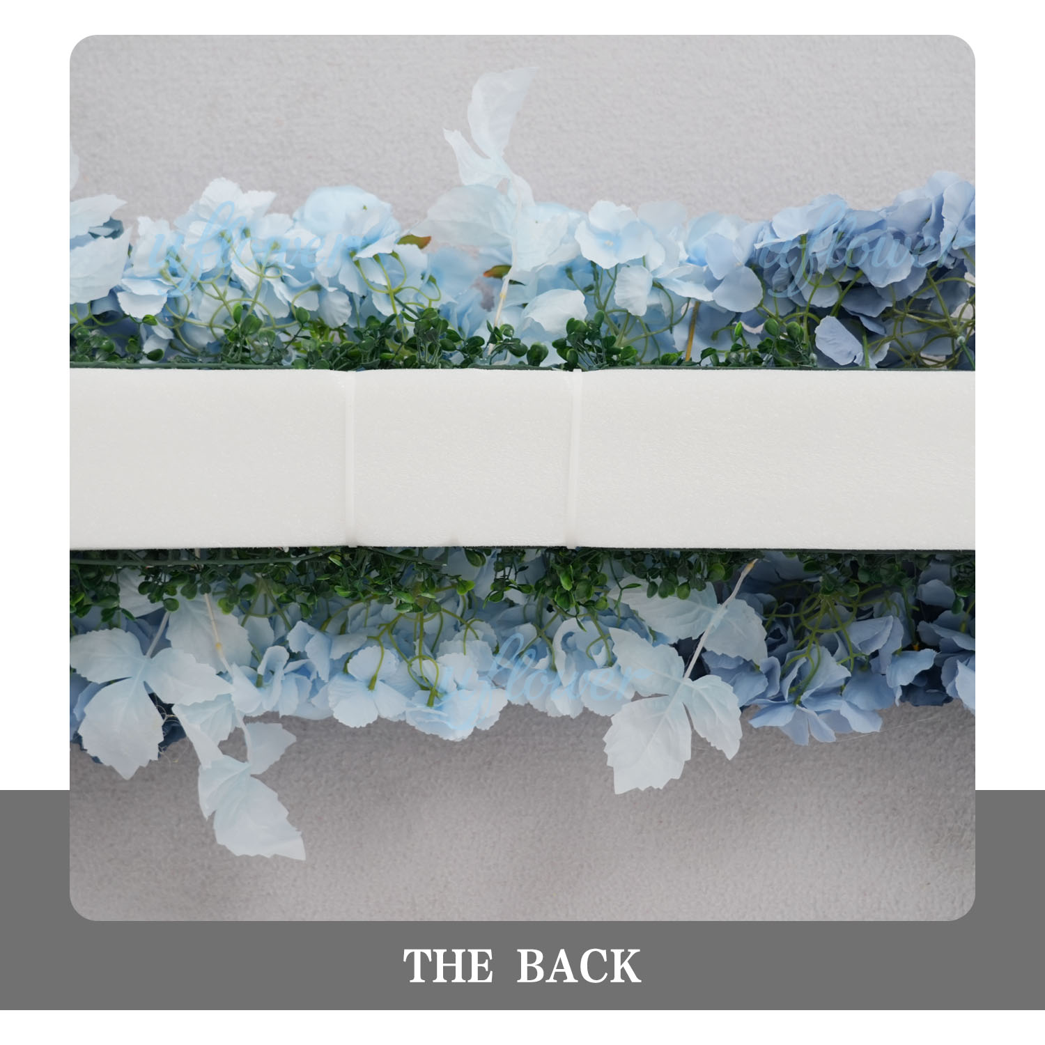 Fila de flores artificiales de - Table Runner reseña y precio